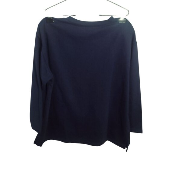 Vintage Needle & Threads Embroidered School Bear Sweatshirt Size 1X Preppy - Picture 4 of 7